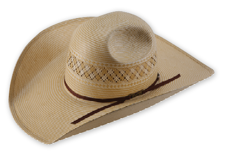 A photo of an American Hat Company 1000X felt cowboy hat in the color silver belly.