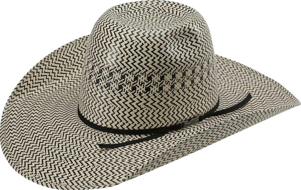 A photo of an American Hat Company 1000X felt cowboy hat in the color black.