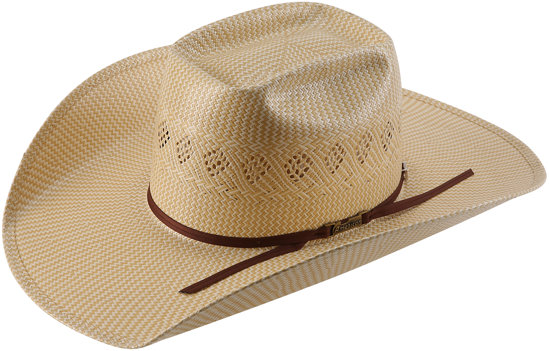 A photo of an American Hat Company 1000X felt cowboy hat in the color black.