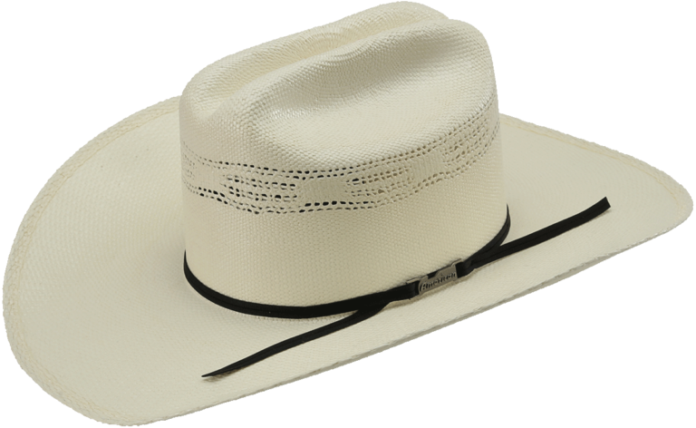 A photo of an American Hat Company 1000X felt cowboy hat in the color silver belly.