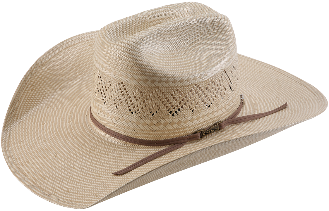 A photo of an American Hat Company 1000X felt cowboy hat in the color black.
