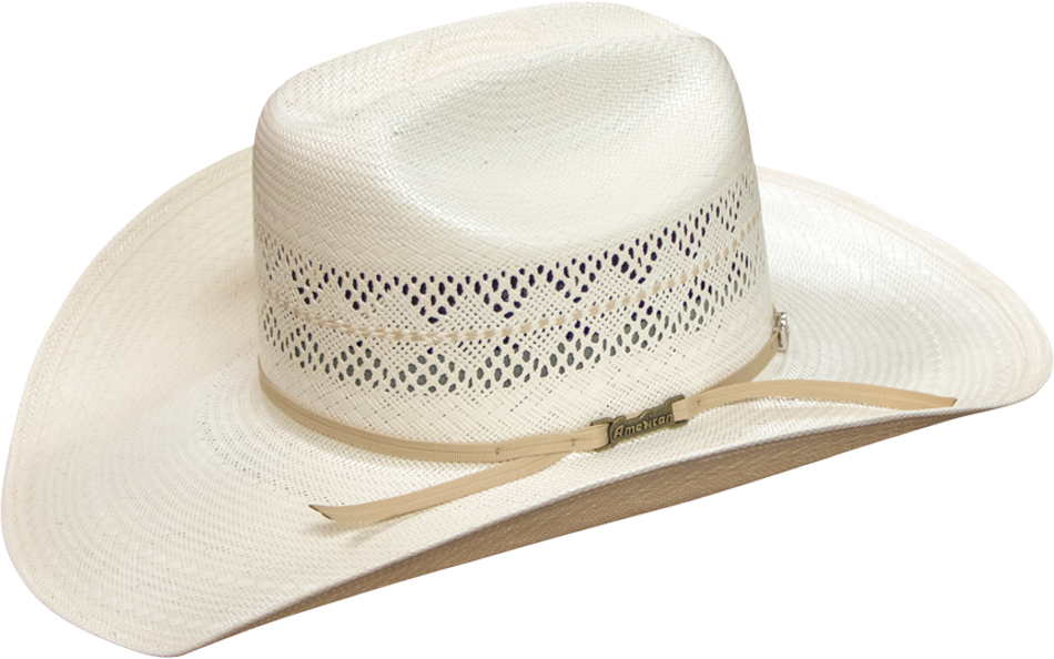 A photo of an American Hat Company 1000X felt cowboy hat in the color silver belly.
