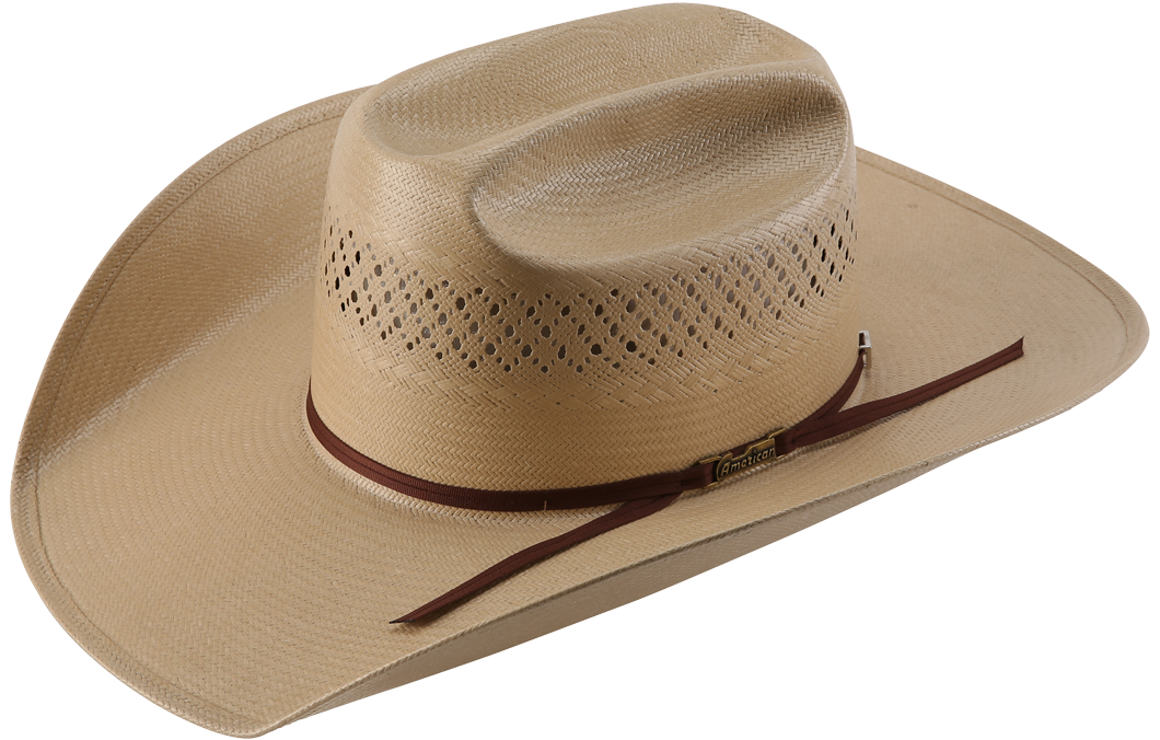 A photo of an American Hat Company 1000X felt cowboy hat in the color silver belly.