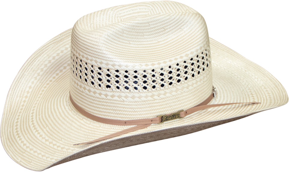 A photo of an American Hat Company 1000X felt cowboy hat in the color black.