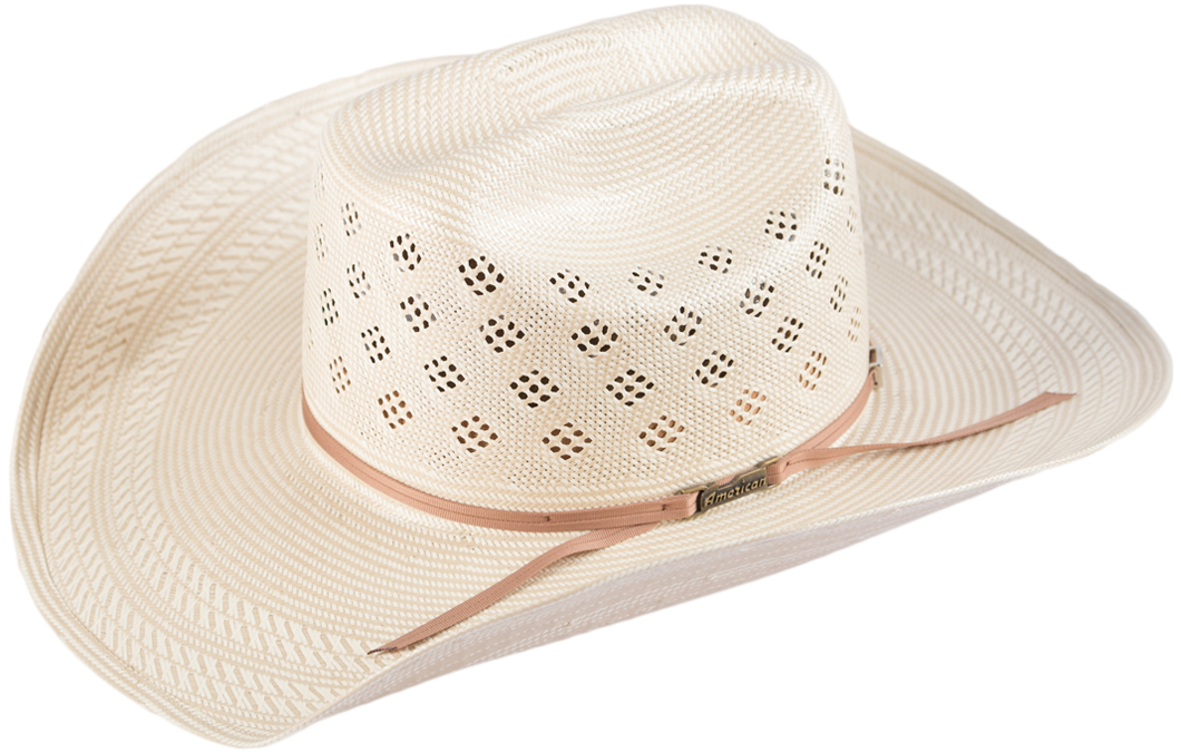 A photo of an American Hat Company 1000X felt cowboy hat in the color black.