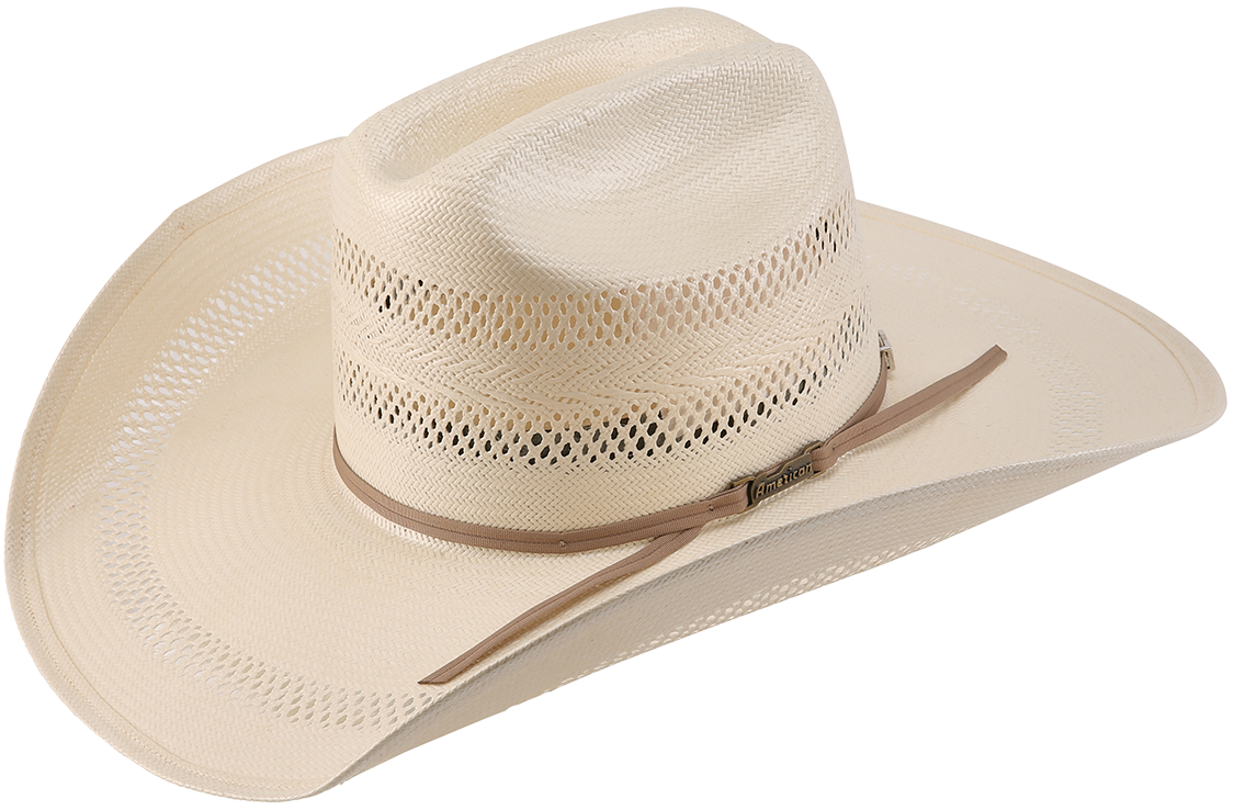 A photo of an American Hat Company 1000X felt cowboy hat in the color silver belly.
