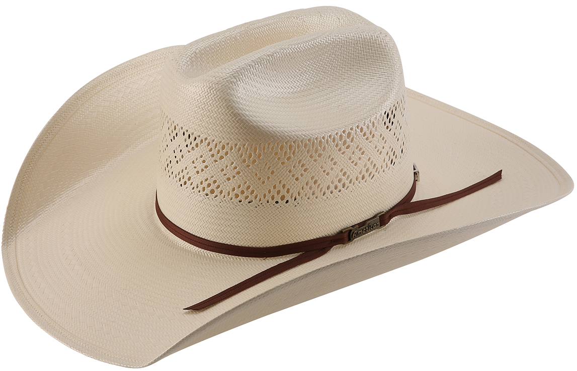 A photo of an American Hat Company 1000X felt cowboy hat in the color black.