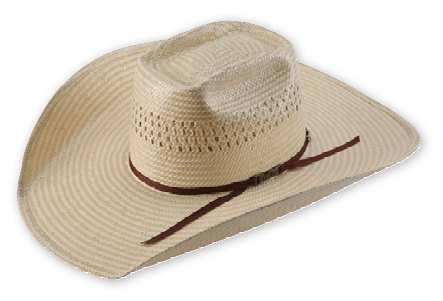 A photo of an American Hat Company 1000X felt cowboy hat in the color silver belly.