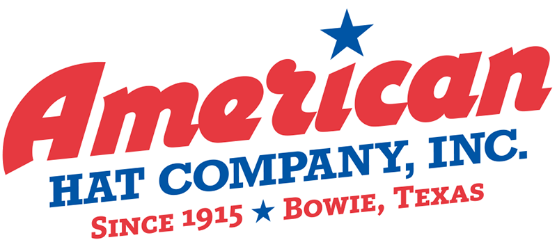 American Hat Company Logo with White Outline
