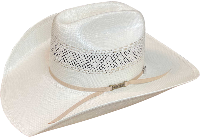 A photo of an American Hat Company 1000X felt cowboy hat in the color black.