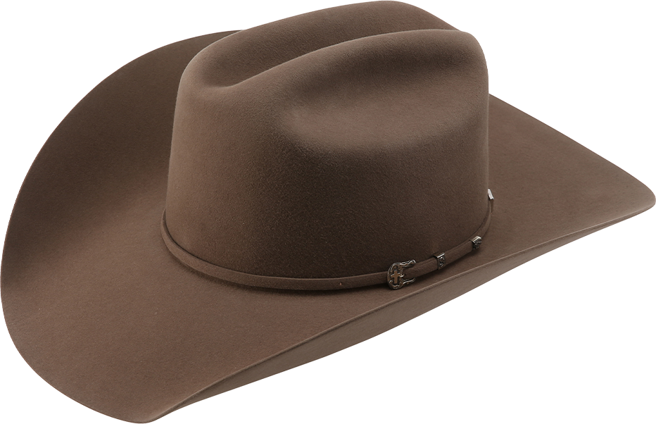 Tuf Cooper 40X felt cowboy hat in the color pecan.