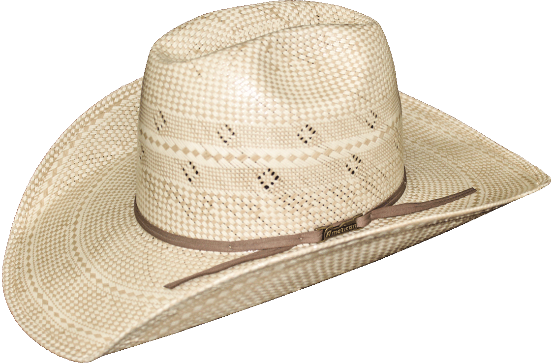 A photo of an American Hat Company 1000X felt cowboy hat in the color black.