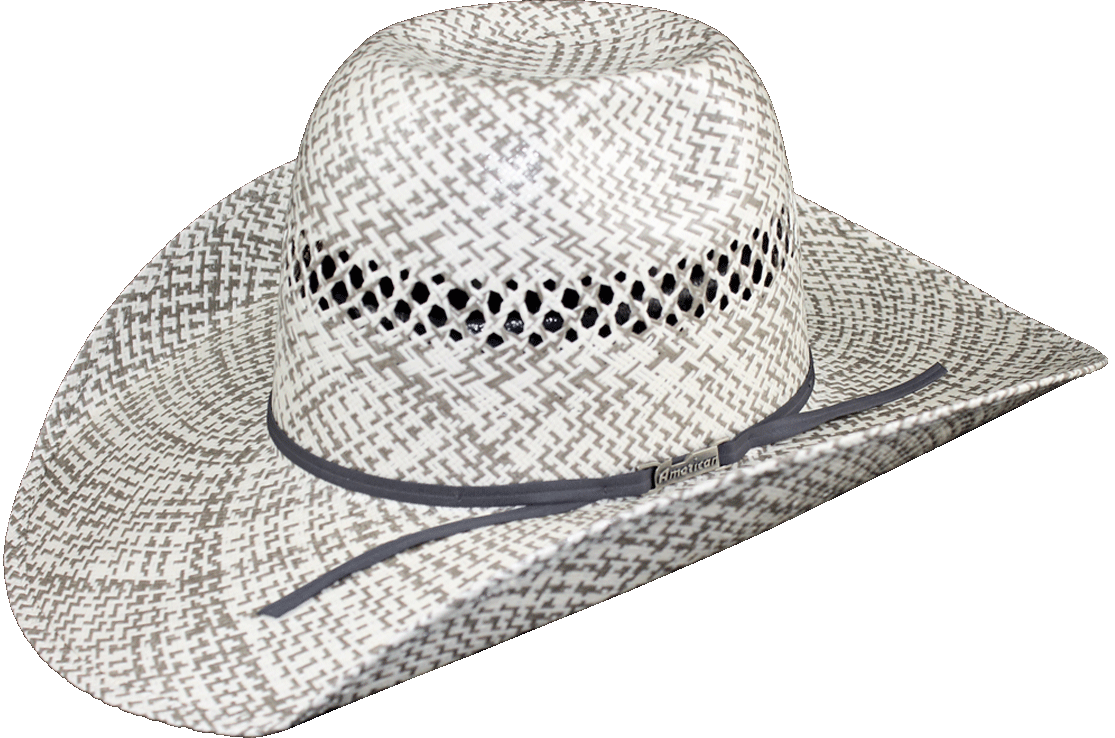 A photo of an American Hat Company 1000X felt cowboy hat in the color silver belly.
